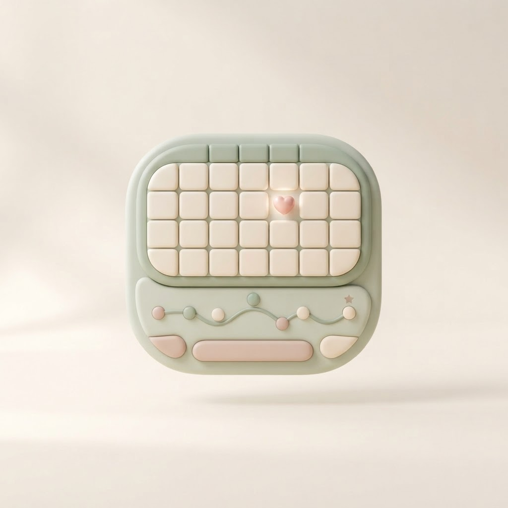 Illustration eines sanften Wochen-Trackers